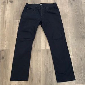 Hudson dark blue straight leg pants 32x30